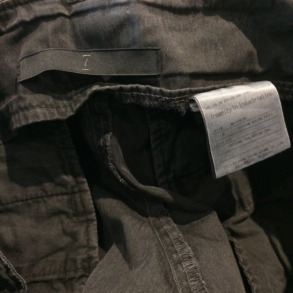 SOLD Julius Spring 2008 Black Gas Mask Cargo Pants - Picture 5 of 5